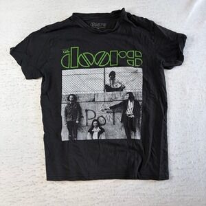 Bravado The Doors Graphic T-Shirt Mens Large Black Band Tee Short Sleeve 2015